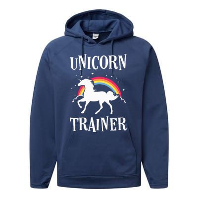 Rainbow Unicorn Trainer Easy Costume Halloween Funny Performance Fleece Hoodie