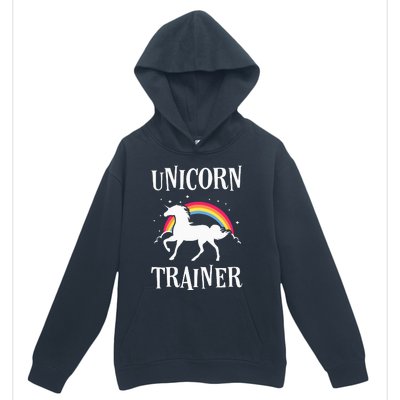 Rainbow Unicorn Trainer Easy Costume Halloween Funny Urban Pullover Hoodie