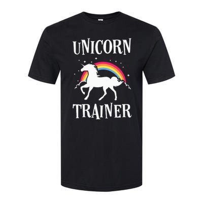 Rainbow Unicorn Trainer Easy Costume Halloween Funny Softstyle CVC T-Shirt