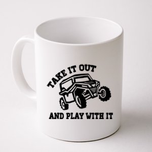 Retro Utv Take It Out Play With It Offroad Sxs Usa Flag Gift Coffee Mug