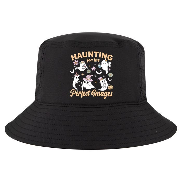 Retro Ultrasound Tech Halloween Echo Tech Vascular Tech Cool Comfort Performance Bucket Hat