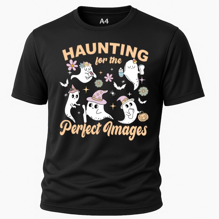 Retro Ultrasound Tech Halloween Echo Tech Vascular Tech Cooling Performance Crew T-Shirt