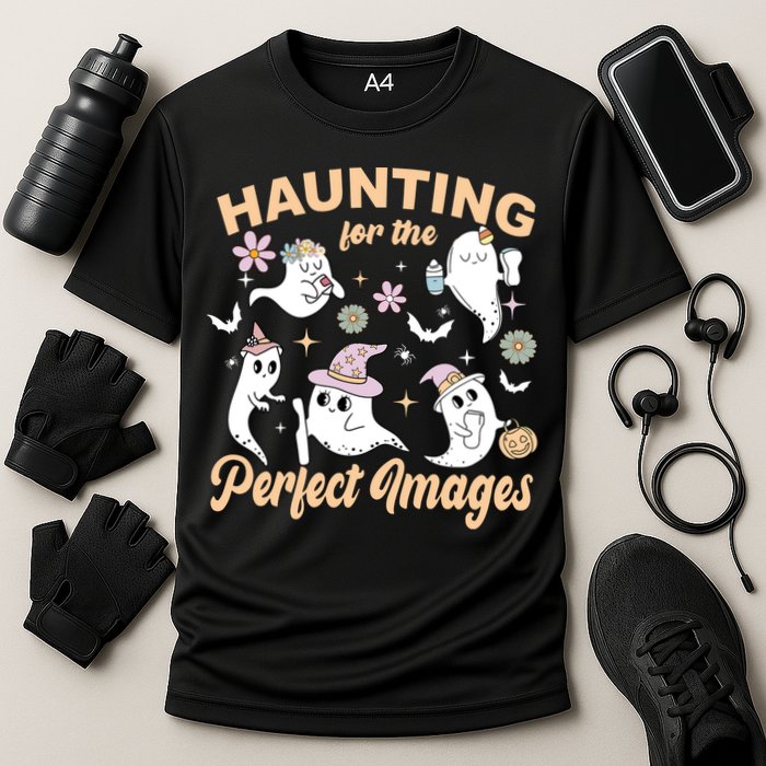 Retro Ultrasound Tech Halloween Echo Tech Vascular Tech Cooling Performance Crew T-Shirt