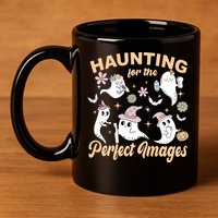 Retro Ultrasound Tech Halloween Echo Tech Vascular Tech 11oz C Handle Ceramic Mug