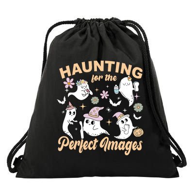 Retro Ultrasound Tech Halloween Echo Tech Vascular Tech Drawstring Bag