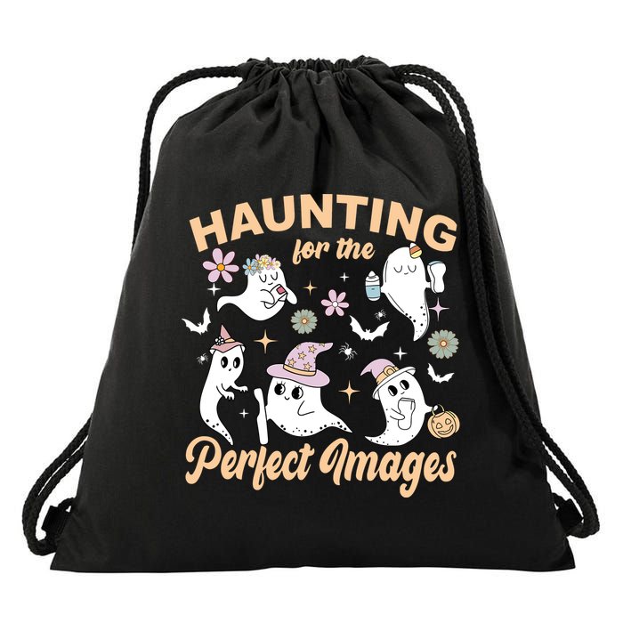 Retro Ultrasound Tech Halloween Echo Tech Vascular Tech Drawstring Bag