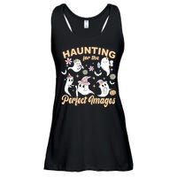 Retro Ultrasound Tech Halloween Echo Tech Vascular Tech Ladies Essential Flowy Tank