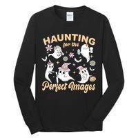 Retro Ultrasound Tech Halloween Echo Tech Vascular Tech Tall Long Sleeve T-Shirt