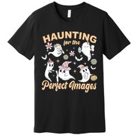 Retro Ultrasound Tech Halloween Echo Tech Vascular Tech Premium T-Shirt