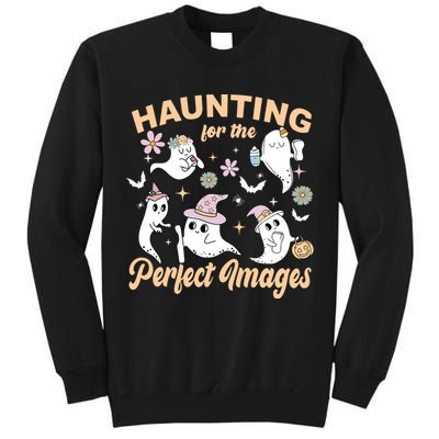 Retro Ultrasound Tech Halloween Echo Tech Vascular Tech Tall Sweatshirt