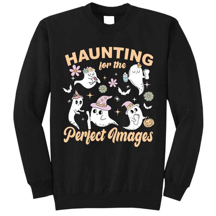 Retro Ultrasound Tech Halloween Echo Tech Vascular Tech Tall Sweatshirt