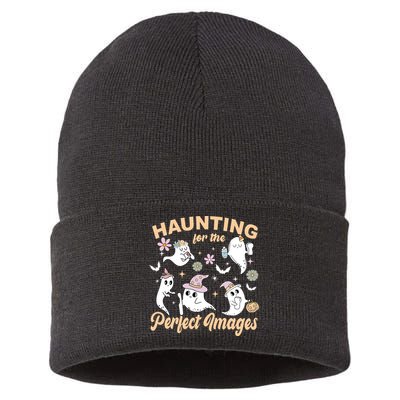 Retro Ultrasound Tech Halloween Echo Tech Vascular Tech Sustainable Knit Beanie
