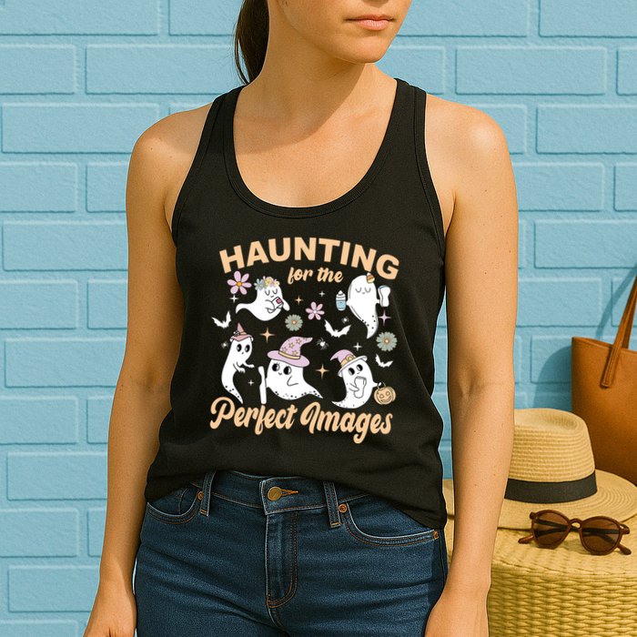 Retro Ultrasound Tech Halloween Echo Tech Vascular Tech Womens Tank Top