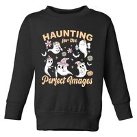 Retro Ultrasound Tech Halloween Echo Tech Vascular Tech Toddler Sweatshirt