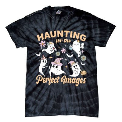 Retro Ultrasound Tech Halloween Echo Tech Vascular Tech Tie-Dye T-Shirt