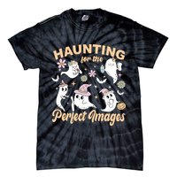 Retro Ultrasound Tech Halloween Echo Tech Vascular Tech Tie-Dye T-Shirt