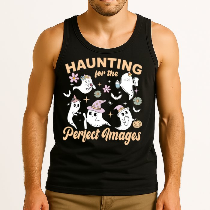 Retro Ultrasound Tech Halloween Echo Tech Vascular Tech Tank Top