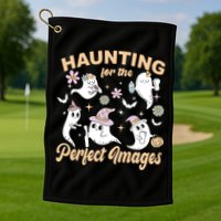 Retro Ultrasound Tech Halloween Echo Tech Vascular Tech Golf Towel