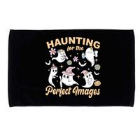 Retro Ultrasound Tech Halloween Echo Tech Vascular Tech Microfiber Hand Towel