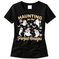 Retro Ultrasound Tech Halloween Echo Tech Vascular Tech Womens T-Shirt