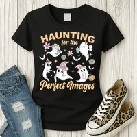 Retro Ultrasound Tech Halloween Echo Tech Vascular Tech Womens T-Shirt