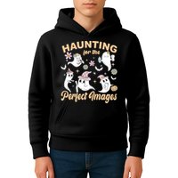 Retro Ultrasound Tech Halloween Echo Tech Vascular Tech Kids Hoodie