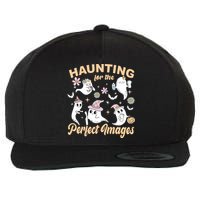 Retro Ultrasound Tech Halloween Echo Tech Vascular Tech Wool Snapback Cap