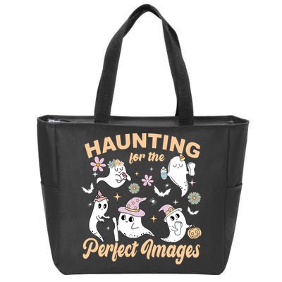Retro Ultrasound Tech Halloween Echo Tech Vascular Tech Zip Tote Bag