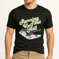 Running Up That Hill Retro Running Marathon Track Cross Performance Shirt