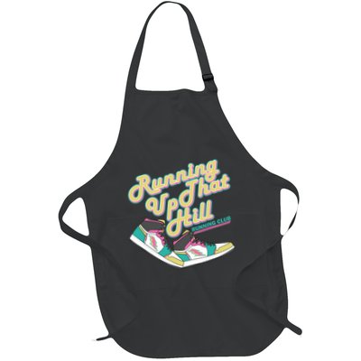 Running Up That Hill Retro Running Marathon Track Cross Apron