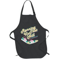 Running Up That Hill Retro Running Marathon Track Cross Apron