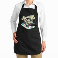 Running Up That Hill Retro Running Marathon Track Cross Apron