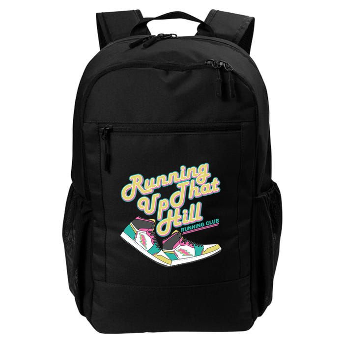 Running Up That Hill Retro Running Marathon Track Cross Backpack