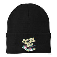 Running Up That Hill Retro Running Marathon Track Cross Beanie