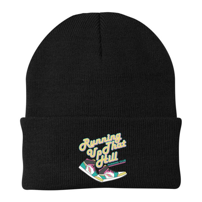 Running Up That Hill Retro Running Marathon Track Cross Beanie