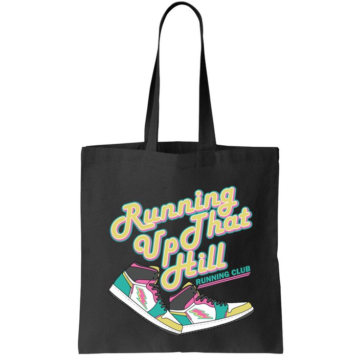 Running Up That Hill Retro Running Marathon Track Cross Bag