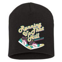 Running Up That Hill Retro Running Marathon Track Cross Short Acrylic Beanie