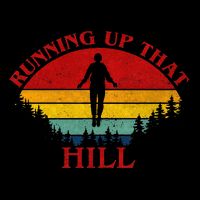 R.U.N.N.I.N.G Up That Hill 80s Maxs Women's V-Neck T-Shirt