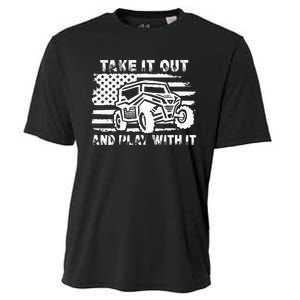 Retro Utv Take It Out Play With It Offroad Sxs Mud Riding Cooling Performance Crew T-Shirt