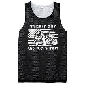 Retro Utv Take It Out Play With It Offroad Sxs Mud Riding Mesh Reversible Basketball Jersey Tank