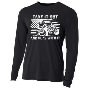 Retro Utv Take It Out Play With It Offroad Sxs Mud Riding Cooling Performance Long Sleeve Crew