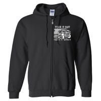 Retro Utv Take It Out Play With It Offroad Sxs Mud Riding Full Zip Hoodie