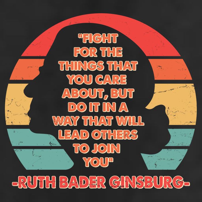 Ruth B Ginsberg Fight The Things You Care About Quote Adult Drive Performance Visor
