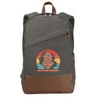 Ruth B Ginsberg Fight The Things You Care About Quote Cotton Canvas Backpack