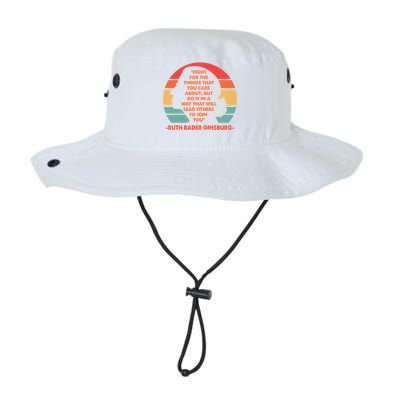 Ruth B Ginsberg Fight The Things You Care About Quote Legacy Cool Fit Booney Bucket Hat