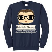 Ruth Bader Ginsburg Cute Cartoon Quote Sweatshirt