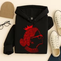 Ruth Bader Ginsburg Face Quotes Red Hoodie