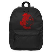 Ruth Bader Ginsburg Face Quotes Red 16 in Basic Backpack