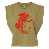 Ruth Bader Ginsburg Face Quotes Red Garment-Dyed Women's Muscle Tee
