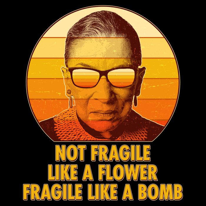 Ruth Bader Ginsburg Fragile Like A Bomb Tribute  City Backpack